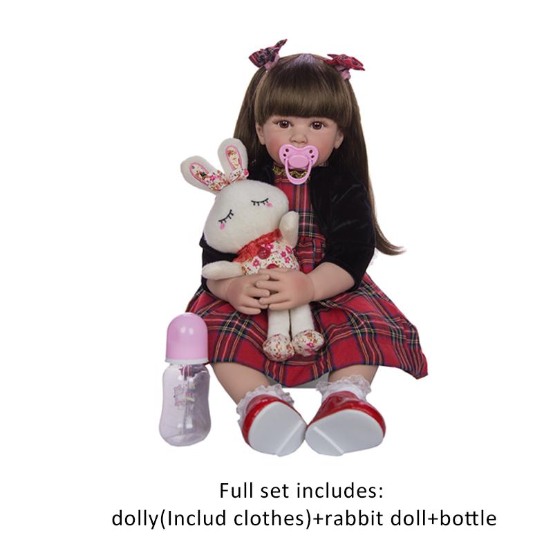 

236 дюймов Реборн Кукла Ручной работы Мягкий Силикагель Новорожденные Куклы Детский Подарок