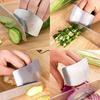 Stainless Steel Hand Guard Cutter Kitchen Knives Accessories 1PC Multipurpose Chopping Slicing Cutting Tool
