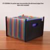 Student A4 Rainbow Test Paper Accordion Folder with Round Cover, 12/24 Grids Portable