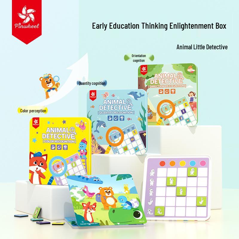 

Pinwheel Animal Detective Cognitive Matching Game – Educational Toy for Ages 3-5