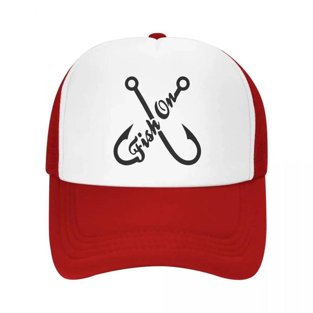Custom Fish On Trucker Hat Women Unisex Adjustable Adult FisherUnisex Fishing Baseball Cap Summer Dad Hat
