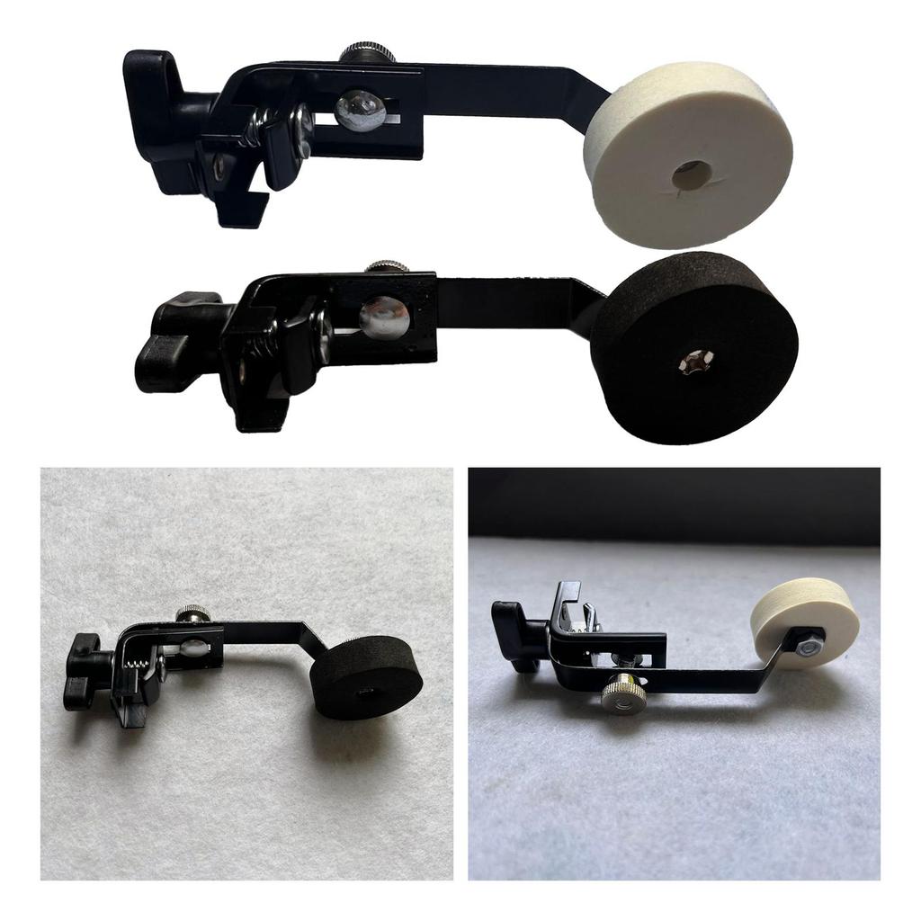 Drum Damper Mute Metal Felt Drum Mute Tools External Clamp Tone Control Mute Drum Accessories Percussion Instrument Part