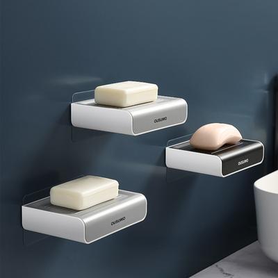 Jabonera de ducha autodrenante, soporte para jabón sin perforación, soporte para jabón de ducha montado en la pared, bañera de baño