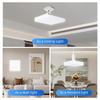 20/30/40/60/80W Square LED Ceiling Lamp Waterproof Spotlight E27 LED Bulb  Living Room