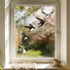 Spring-themed Swallow Glass Stickers for Bedroom, Living Room and Balcony Windows Decoration