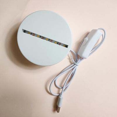 Acrilic 3D Led Lampă Base Masă Night Light Base Led Abs Usb Iluminat Accesorii