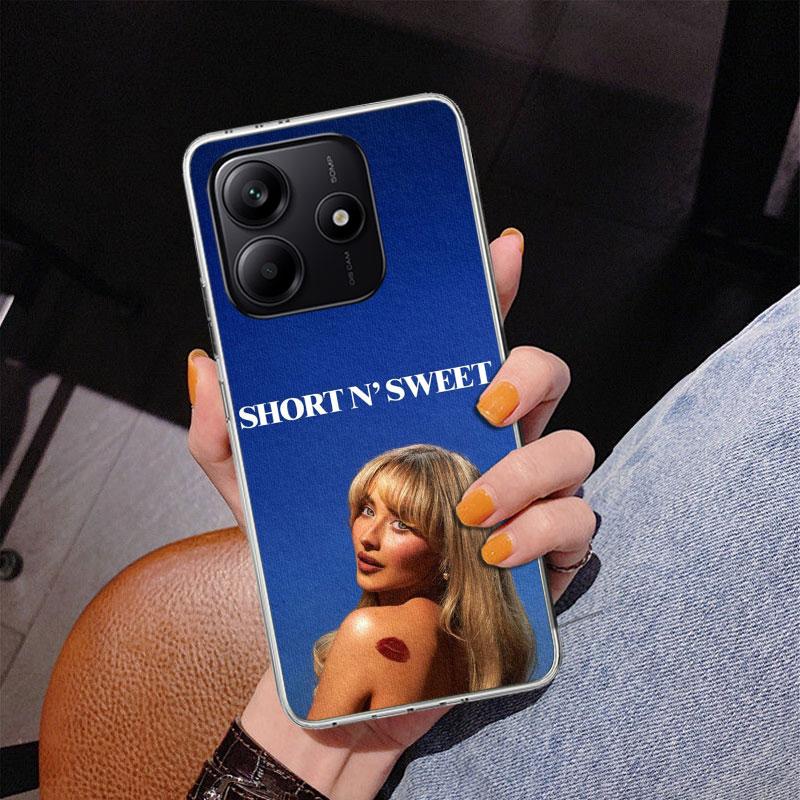 CR66 S-Sabrina C-Carpenter Phone Case For Xiaomi Redmi Note 15 14 13 12S 12 11 Pro Plus 14S 11S 11E 10 10S 11T 5G Personalized C