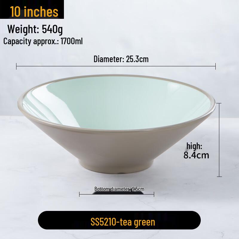 Commercial Melamine Conical Noodle and Soup Bowl
