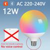 Tuya Bluetooth Smart LED Bulb Dimmable E27/B22 Bulb G80 RGBCW Color Changing Light Intelligent Life APP Group Control Timing