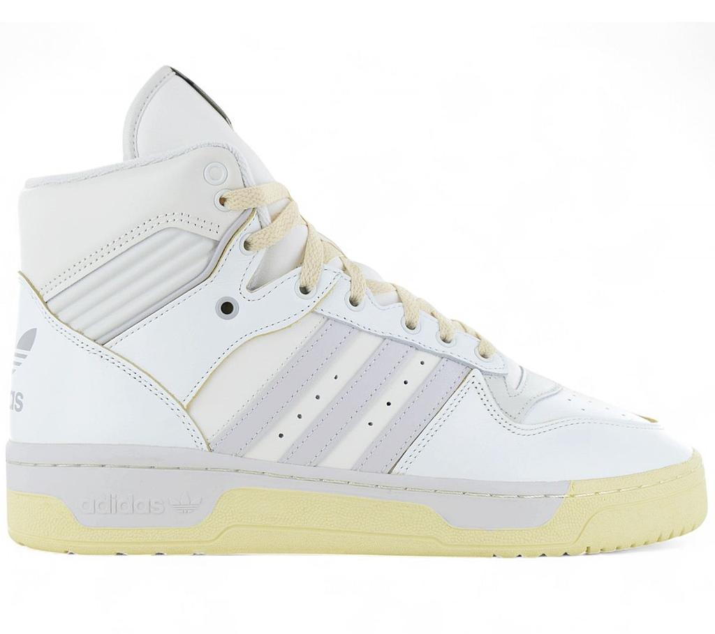 Adidas Rivalry Hi - Pánské tenisky High-Top boty Kůže Bílá FZ6315 ORIGINÁL