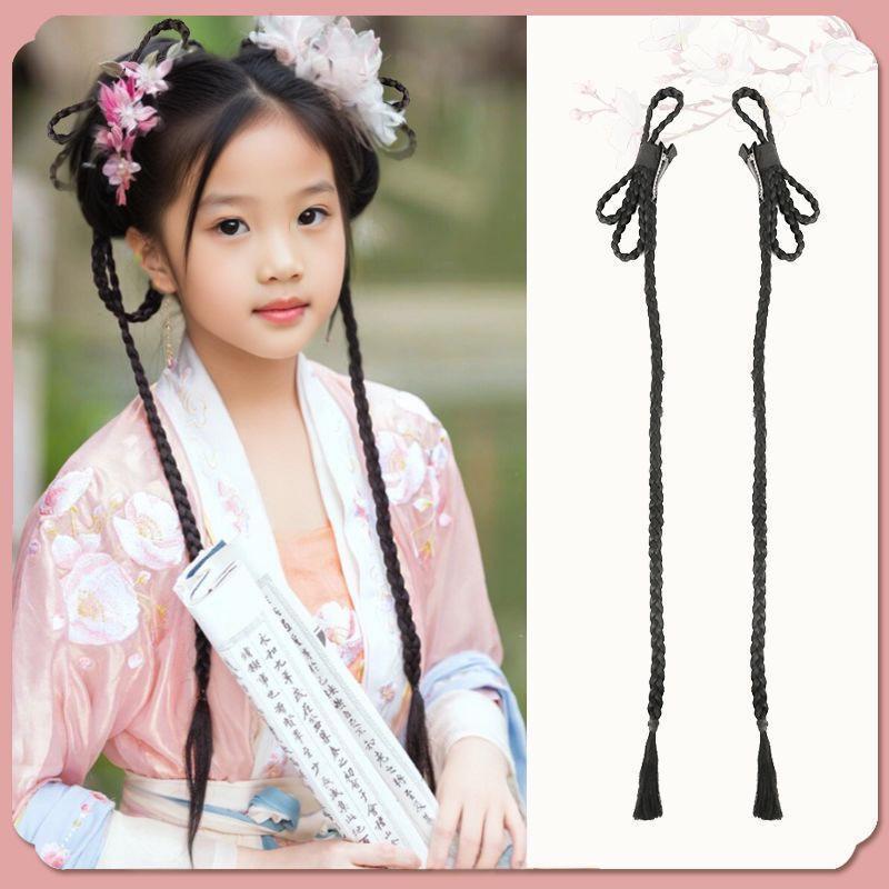 Hanfu-Stil Alte geflochtene Perücke für Kostüm und Aufführung