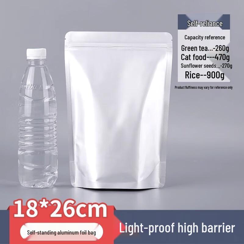 Miaojiayi Disposable Self-Sealing Stand-Up Aluminum Foil Food Bag