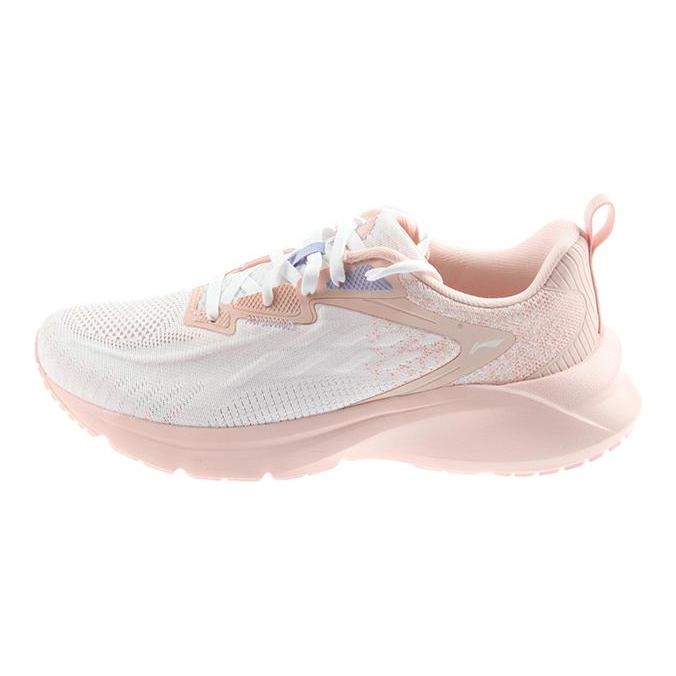 Li Ning Cushioning, Wear Resistant Low top Casual Shoes Women's Pink White AGLV102-2