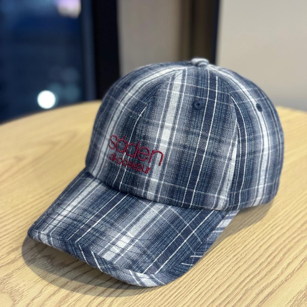 Retro Plaid Baseball Hat for Women Four Seasons Sunshade Breathable Spring and Autumn Casual Face Showing Small Duck Tongue Hat Trendy