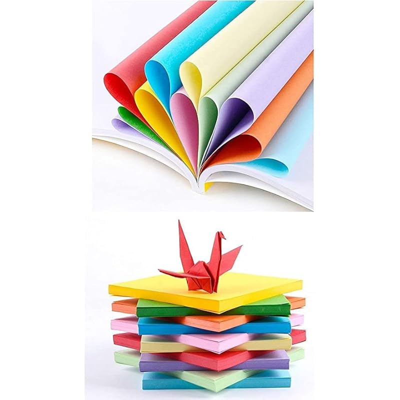 Bambalio Bfp-Drk, Dark Colour Paper Pack Of 100 Sheets/Smooth Finish 75 Gsm/ A4 Size: 10 Assorted Colours - Art & Craft 4