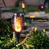 Solar Flame Torch Light With 12 Led For Garden And Patio Outdoor Decor