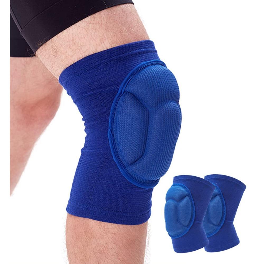 Volleyball Knee Pad  Non-Slip Thickening Anti-Collision Sports Knee Pad Elastic Breathable Knee Brace Ideal Dancing Football Hiking Basketball