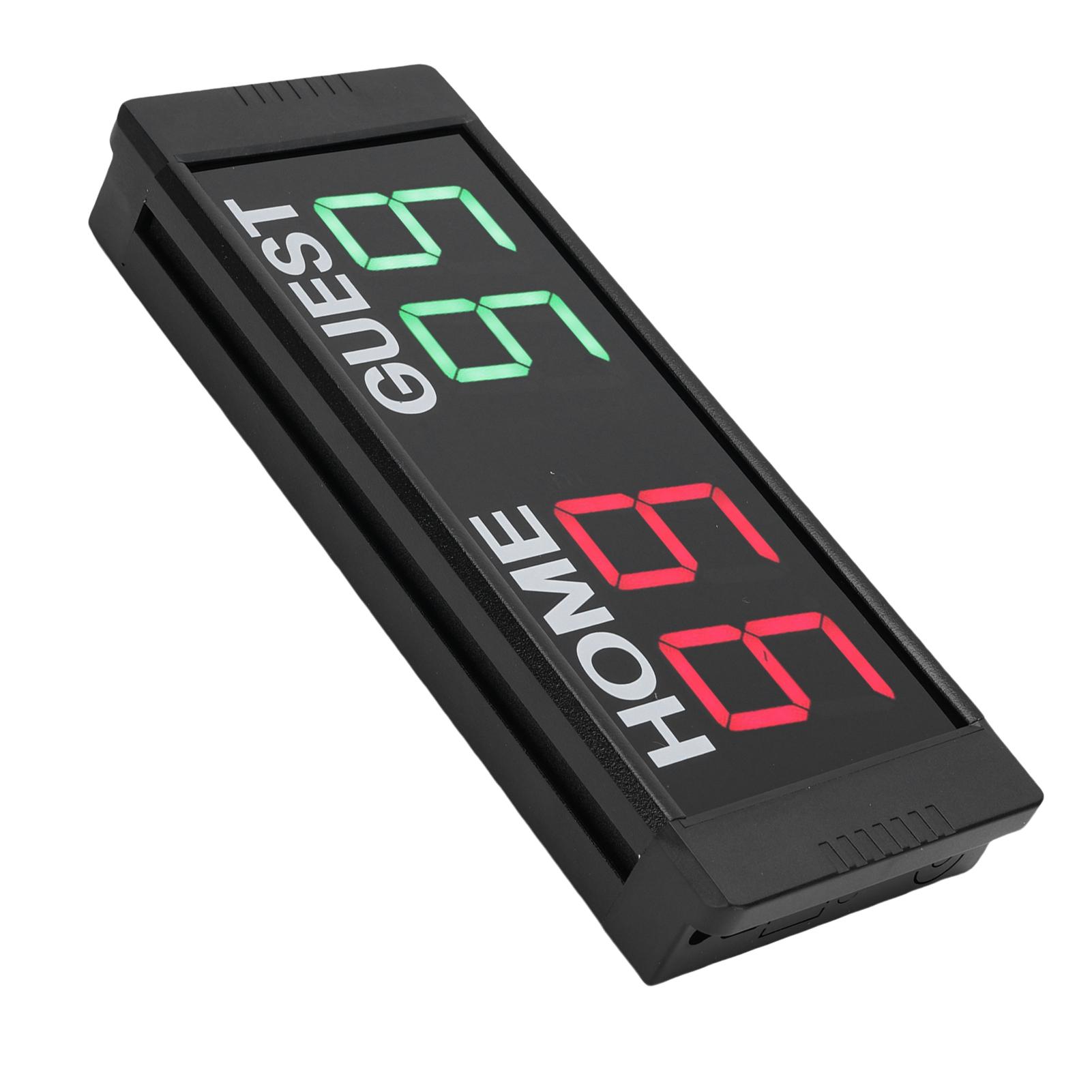 Marcador Digital 1.5 Pulgadas 4 Dígitos Rojo Verde Electrónico Magnético para Deportes con Mando a Distancia UE