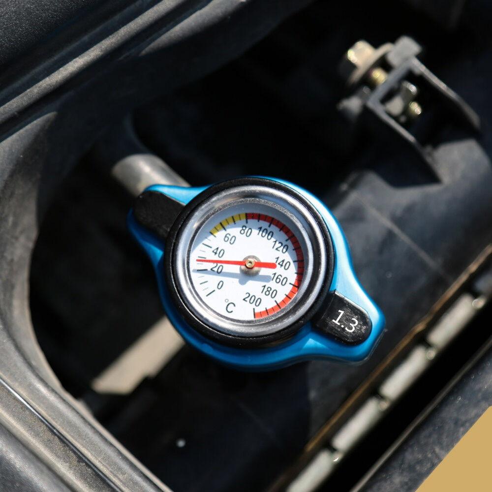 Professional Small Head Car Thermost Radiator Cap Cover + Water Temp Gauge Meter