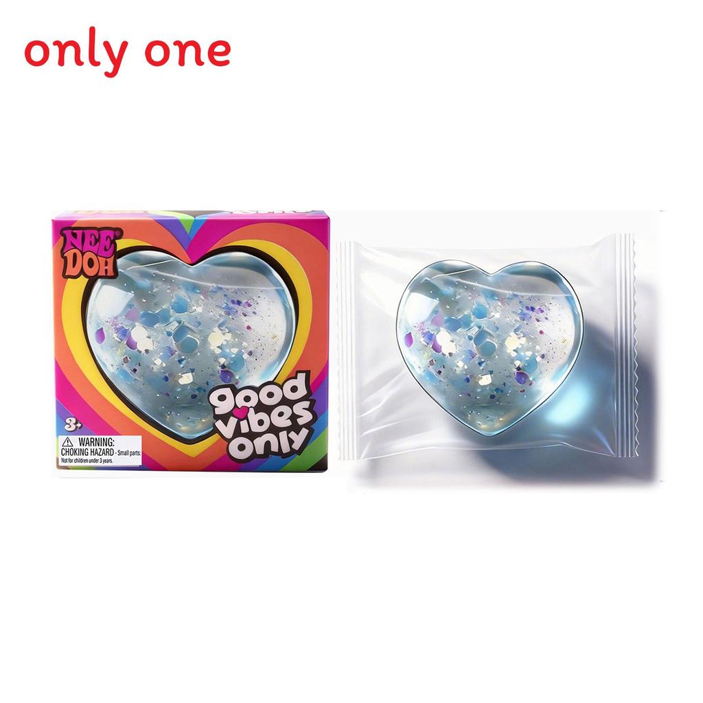 Heartshaped Stress Ball Soft Touch Reboundable Portable Handheld Toy For Adults And Kids
