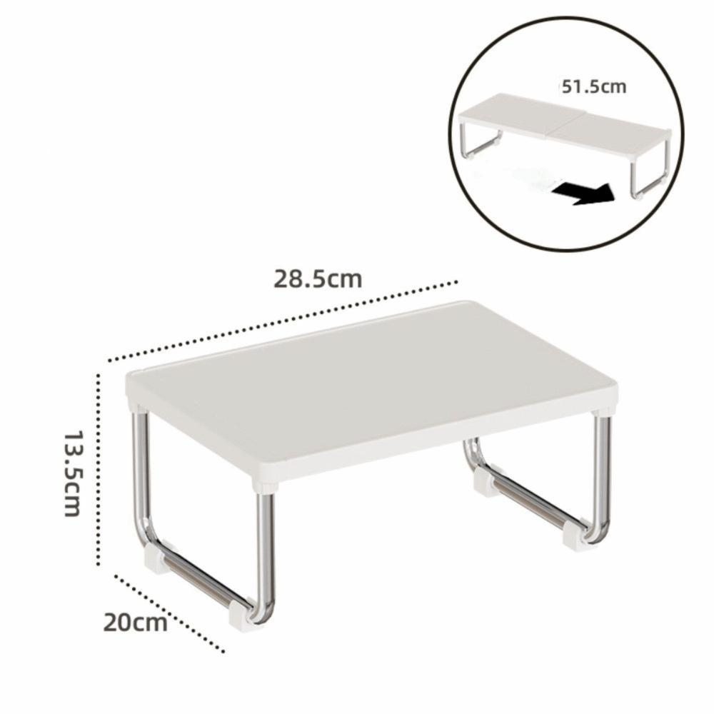 

Extendable Shelf Kitchen Extendable Shelf Layered Organizer Cabinet Organizer Household 28.5x20x13.5cm