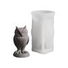 Reusable Owl Skull Silicone Resin Mold Easy Demolding Craft Tool For Handmade Candle Holder Soap Clay Art Creations