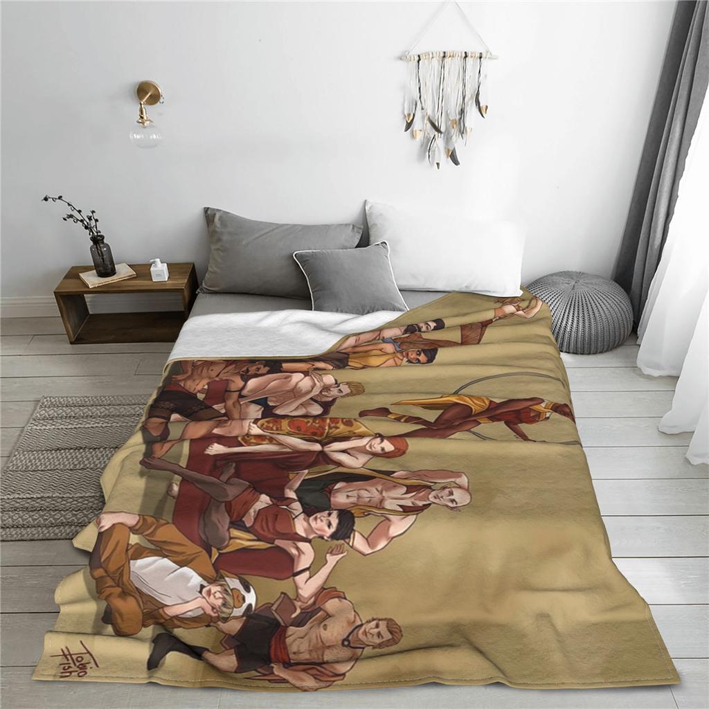 Dragon Age Inquisition - PJ's Series Blankets Portable Flannel Sofa Throw Blanket for Couch Bedding Office Throws Bedspread