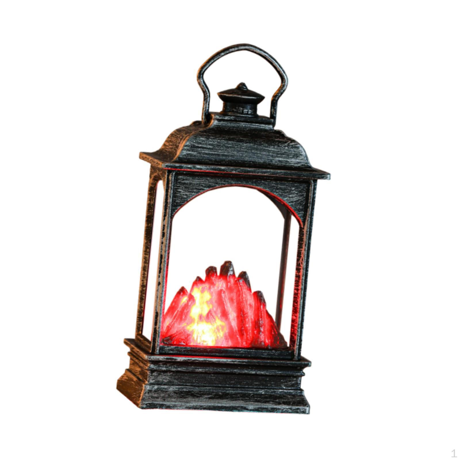 

Камінна лампа, різдвяний подарунок, портативний нічний декоративний підвісний ліхтар для срібний