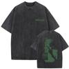 Washed Rapper Frank Vintage Oversized T Shirts Men Ocean Hip Hop Trend T Shirt Blond Pop Music Tshirts Male Fashion Streetwear