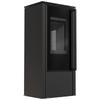 Wood burning steel stove KRATKI HATI Ø 150 5,5 kW black thermotec