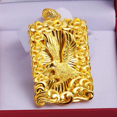 Gold Color Zhengshi Eagle Pendant Dapeng Wings Hanging Tag  Edition