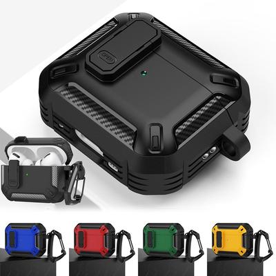 Switch Headphone Case For Apple AirPods Pro 2 1 With Carabiner Shockproof Earphones Protective Cover Accessories For Air Pods 3
