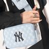 MLB Monogram Collection Polyester Combo Bag, Camera Bag, Crossbody Bag, Shoulder Bag Unisex Haze Blue White Casual