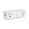 2025+ Smart Plug 10A, WiFi Outlet Extender Dual Socket Plugs Works with for , Home Assistant,No Hub Required US Plug