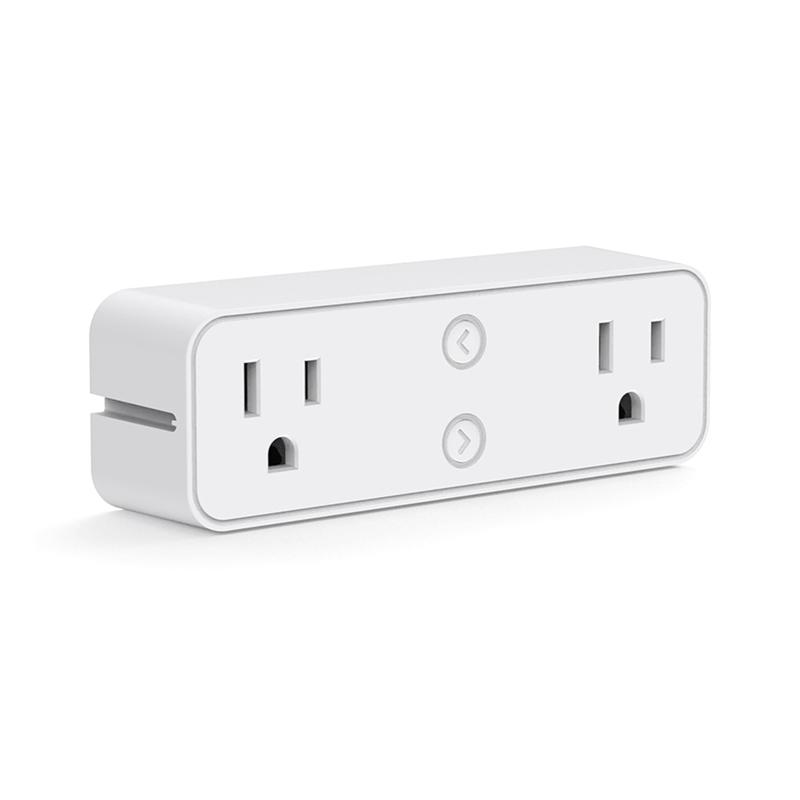 2025+ Smart Plug 10A, WiFi Outlet Extender Dual Socket Plugs Works with for , Home Assistant,No Hub Required US Plug