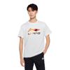 Li-Ning Letter Print Solid Color Loose Comfortable Casual Short Sleeve T-Shirt Unisex Tops White AHSVA77-2