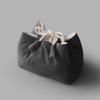 Thickened Storage Bag Solid Color Portable Travel Tea Set Teapot One Pot Two Cups Organzier Large Drawstring Cloth Bag
