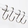Bathroom Holder Organizer Storage Rack Clasps Hooks Double S Shaped Hook Hanger