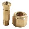 Joint Regulator Inlet Nuts Quick Change Regulator .830-14 1/4\\\\\\\\\\\\\\\" NPT Inlet Nut With Washer NUT - Brass Brand New