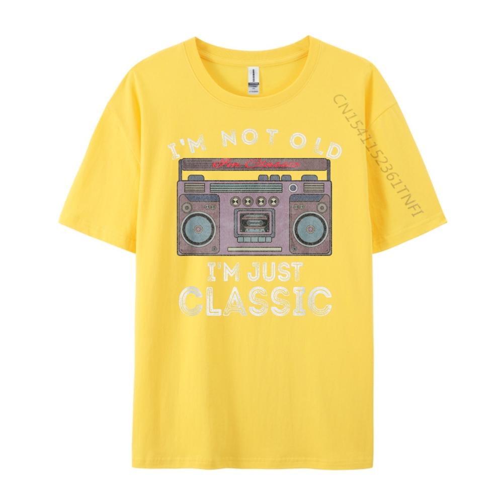 I M Not Old I M Classic Cassette Player Mens Shirts Graphic Tee Couples Winter Printed TShirt Free Shipping Clothes Casua