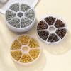690pcs/Box 4-12mm Open Jump Rings Double Loops Split Rings Connectors Kit for DIY Earrings Bracelet Jewelry Making Supplies