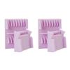 2Pcs Professional Haircutting Tools Assistant Anti-Static Hair Styling Limited Comb  Barbershop