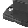 Hexagonal Pool Cue Chalk Box with Magnetic Clip 6063 Aluminum Black Lightweight Magnetic Portable Billiard Chalk Case for Billiard Cue