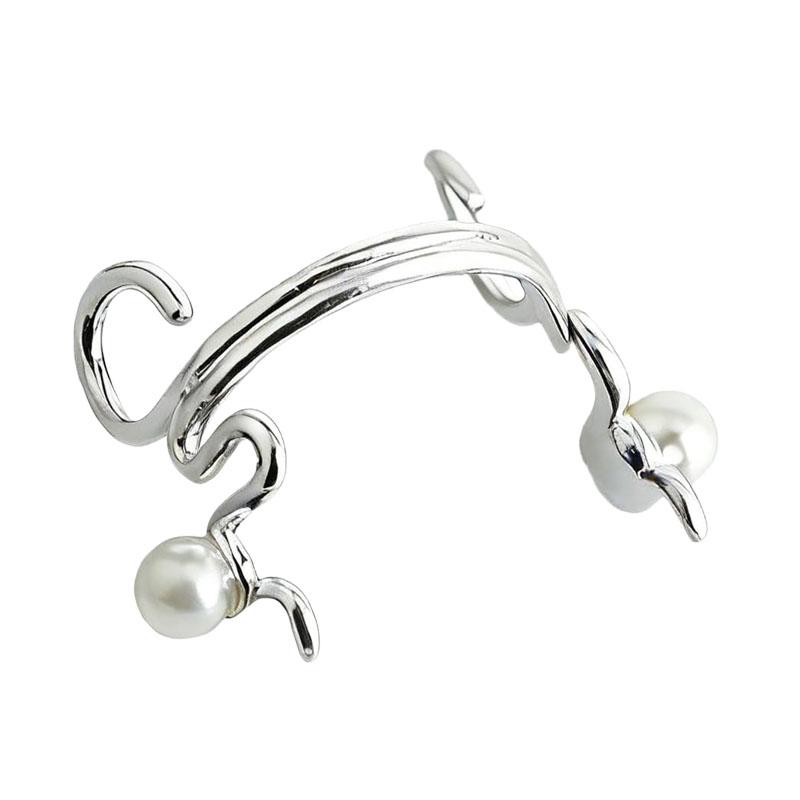

Y2k Non Piercing Imitation Pearl Nose Clip Punk Retro Unique Fashion Nose Ring Nose Nail Non-pierced Body Jewelry Accessories