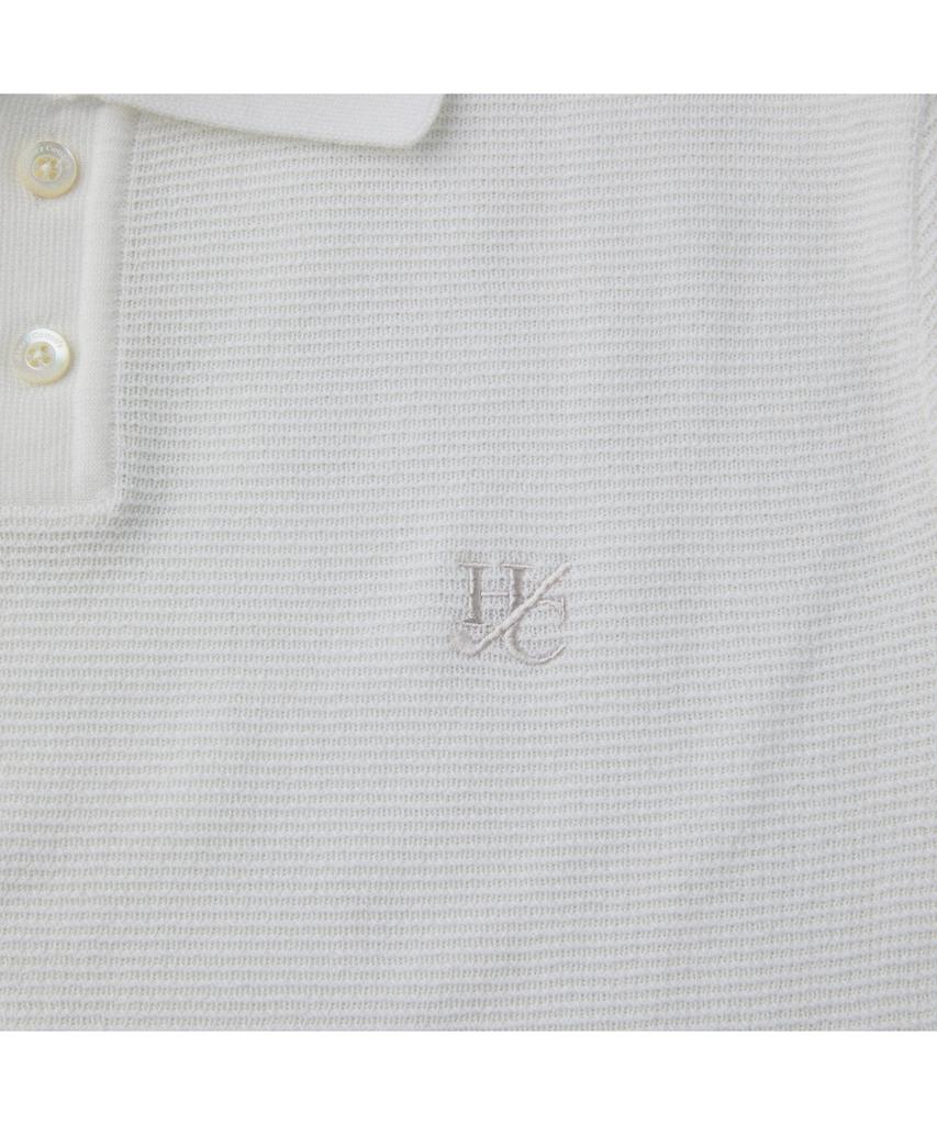 Henlikoteun [British Sporting Club] Waffle Short-Sleeves Polo Knit Abwam26711Whx