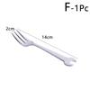 1pc Cutlery Portable Travel Dinner Fork Spoon Outdoor Camping Western Tableware Washable Kitchen Tools