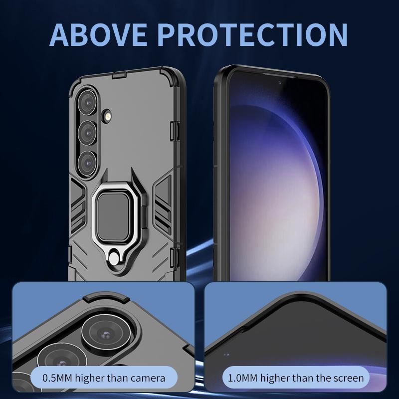 For Samsung Galaxy S24 S 24 Ultra Case Anti Shock Kickstand Magnetic Armor Cover for Samsung S24 Plus S24Plus S24+ Phone Cases