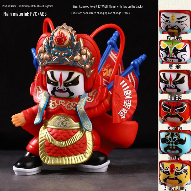 Sichuan Opera Face-Changing Doll: Creative Peking Opera Souvenir Toy from Chengdu
