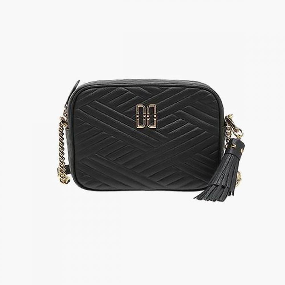 

Daks Black Leather Chain Crossbody Bag Dcba2f361bk Single option