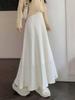 2025 High Waist Pleated A-Line Knitted Skirt for Women - Autumn/Winter Collection